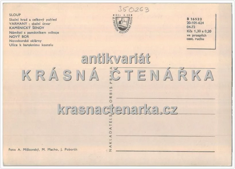 SLOUP - NOVÝ BOR - KAMENICKÝ ŠENOV