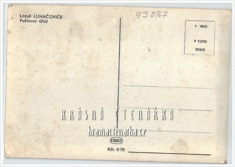 LUHAČOVICE, Poštovní úřad