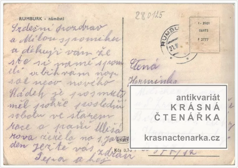 RUMBURK, Lužické náměstí, býv. nám. J. Fučíka