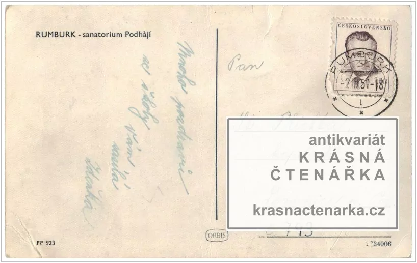RUMBURK, Sanatorium, nyní nemocnice Podhájí