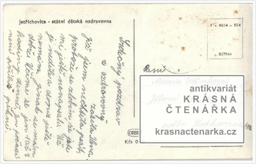 JETŘICHOVICE, Dětská ozdravovna