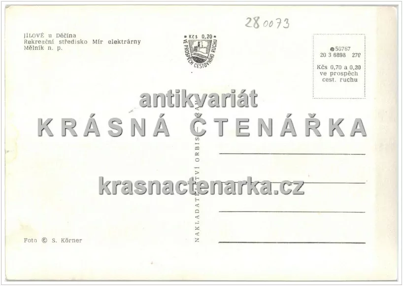 JÍLOVÉ, Koupaliště, rekreační středisko Mír