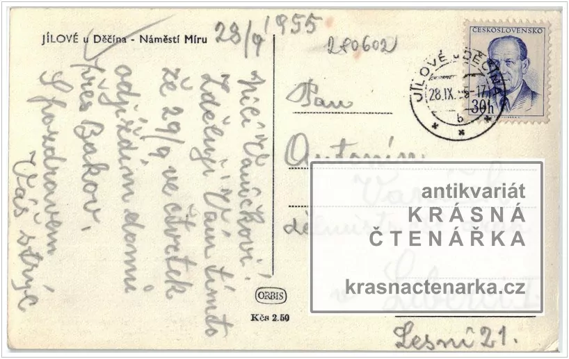 JÍLOVÉ, Mírové náměstí