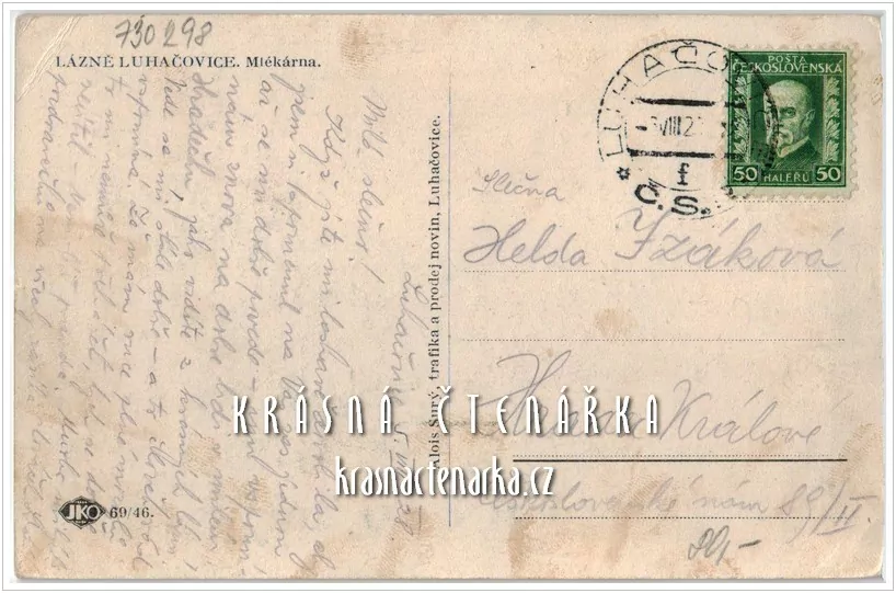 LUHAČOVICE, Mlékárna