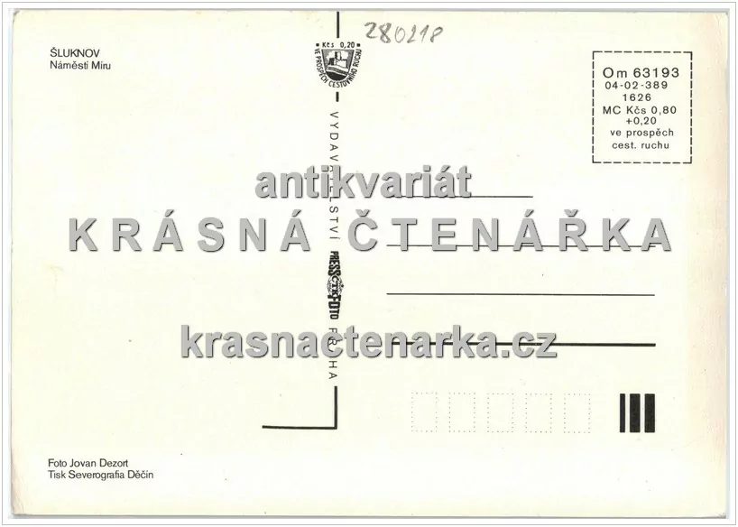 ŠLUKNOV (náměstí Míru)