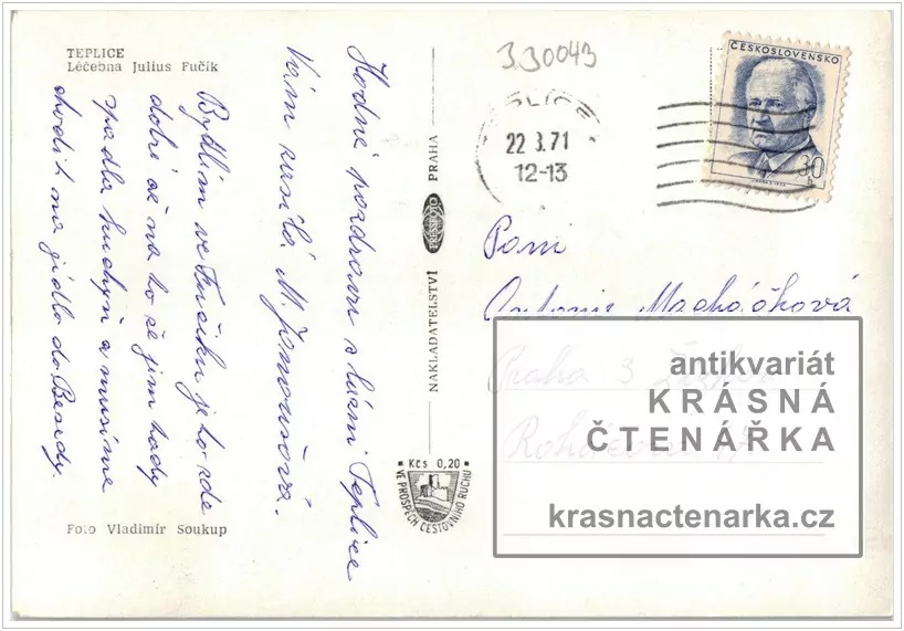 TEPLICE, Lázeňský dům Julius Fučík, nyní Beethoven