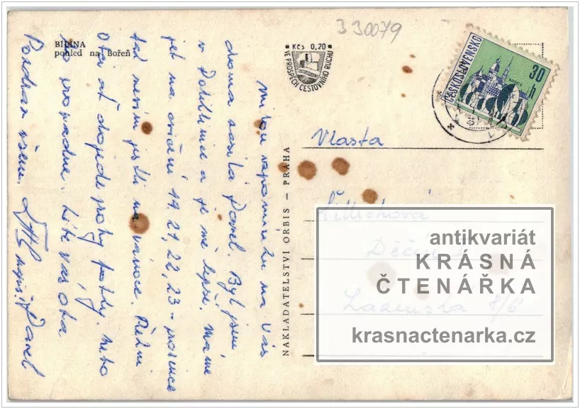 BÍLINA, Pohled na Bořeň