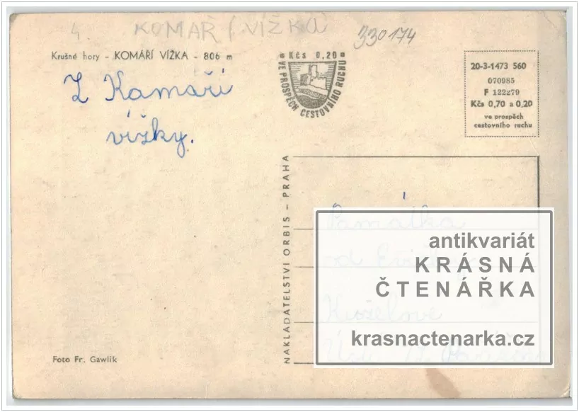 KOMÁŘÍ VÍŽKA a také Komáří Hůrka