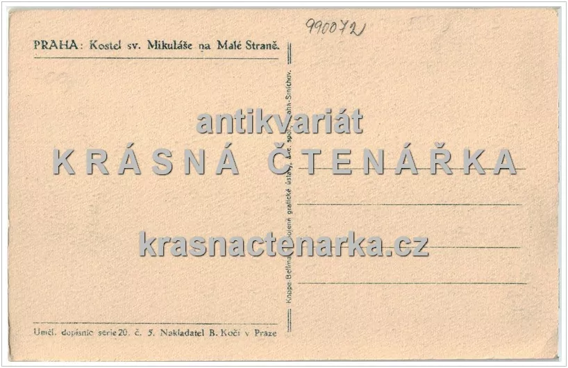 PRAHA, Kostel sv. Mikuláše a Malá Strana