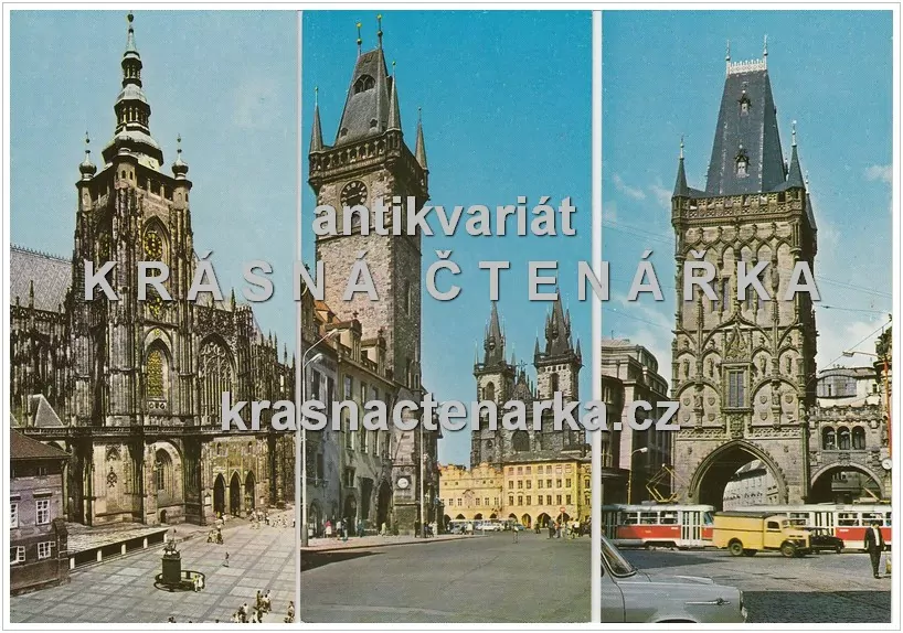 PRAHA (7 ks pohlednic)