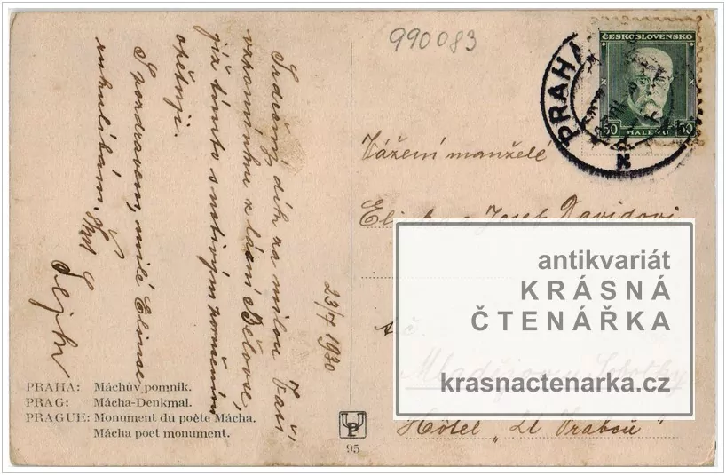 PRAHA, Socha Karel Hynek Mácha