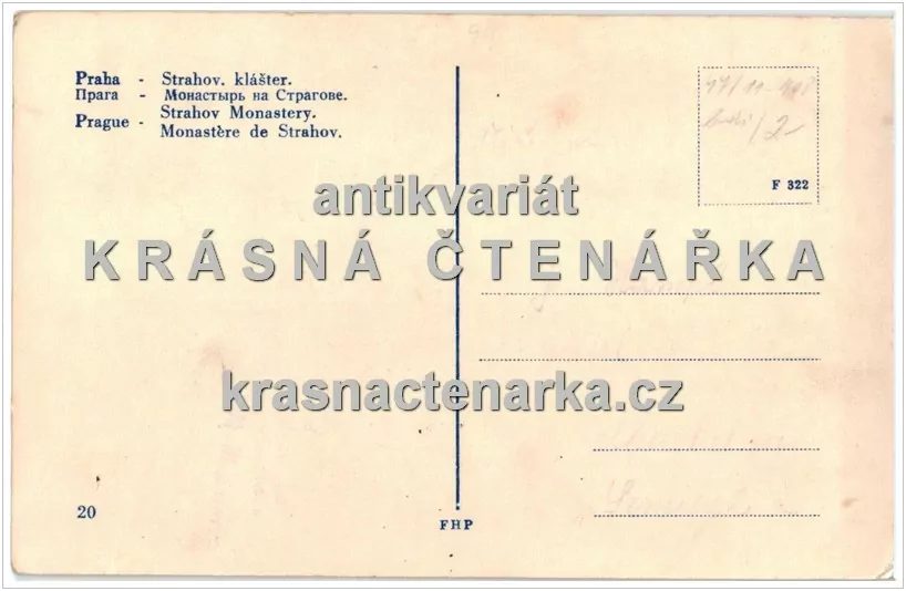 PRAHA - STRAHOV, Klášter premonstrátů