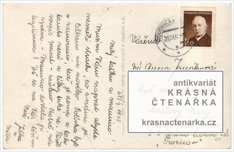 ROUDNICE NAD LABEM, Železný most přes Labe