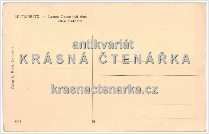 LITOMĚŘICE, Náměstí, nyní Mírové náměstí a Dlouhá ulice