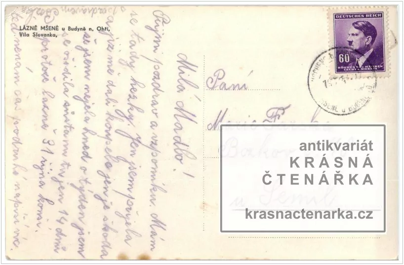 LÁZNĚ MŠENÉ, Lázeňský dům Slovanka