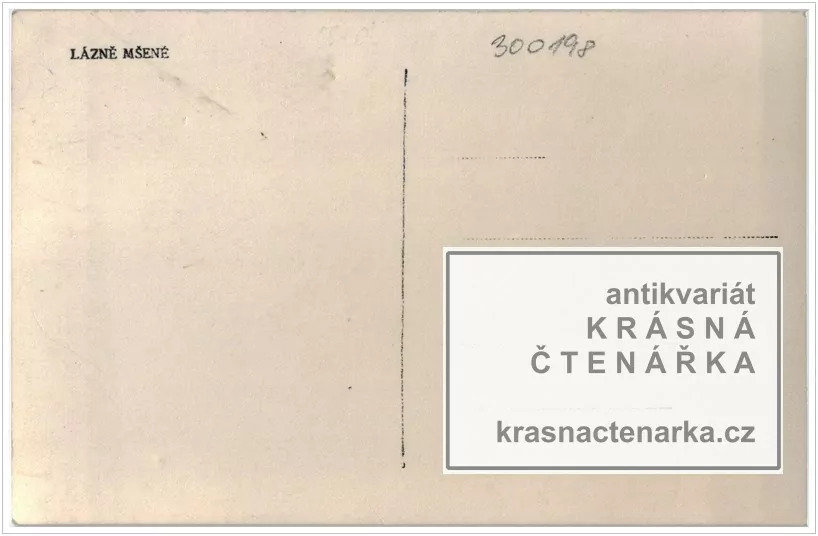 LÁZNĚ MŠENÉ, Lázeňský dům Dvorana