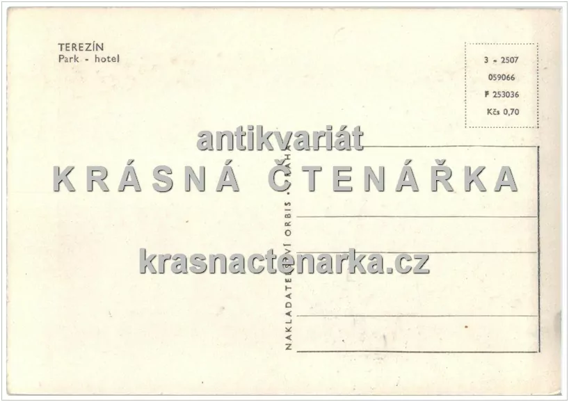 TEREZÍN, Ulice Máchova a Parkhotel