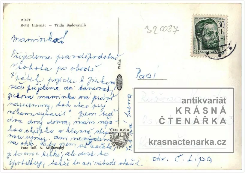 MOST, Hotel Internát, třída Budovatelů