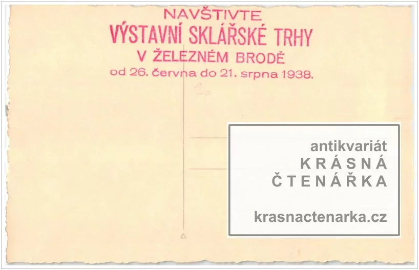 ŽELEZNÝ BROD (Výstavní sklářské trhy 1938)