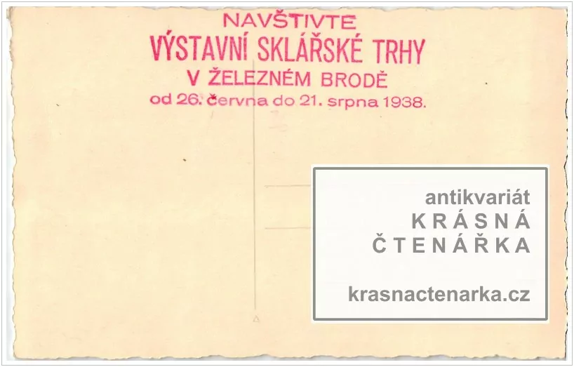 ŽELEZNÝ BROD (Výstavní sklářské trhy 1938)