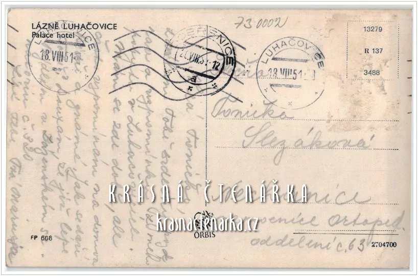 LUHAČOVICE, Palace hotel