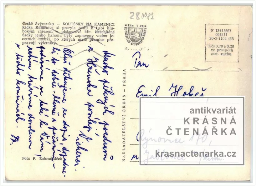 KAMENICKÉ SOUTĚSKY u Hřenska