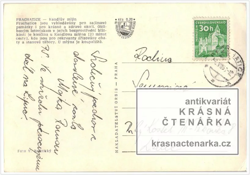PRACHATICE, Kandlův mlýn a chatový tábor