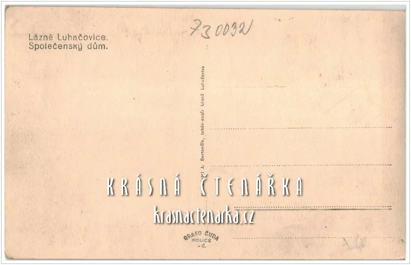 LUHAČOVICE, Společenský dům v noci