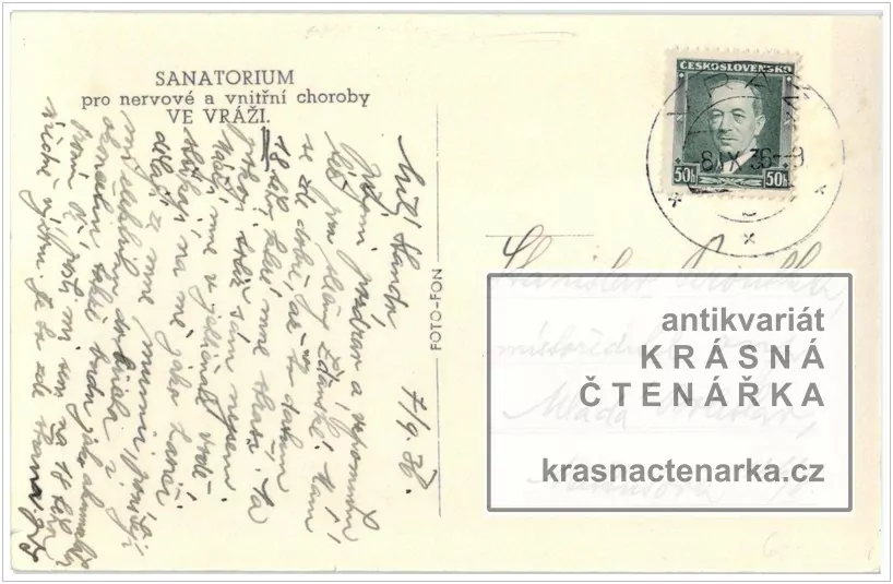 Zámek VRÁŽ, Sanatorium, nyní lázně