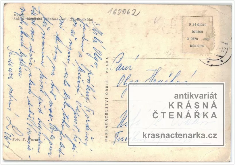 Zámek VRÁŽ, Sanatorium, nyní lázně