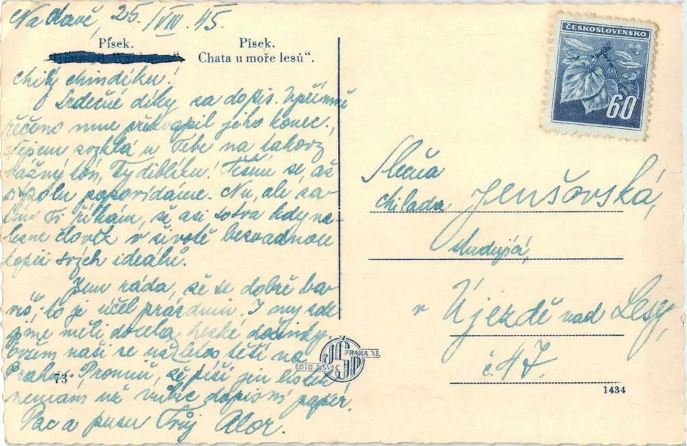 PÍSEK, Chata U Moře lesů, nyní chata Živec