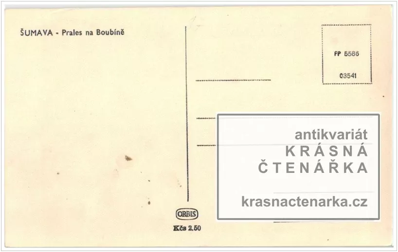 Přírodní rezervace BOUBÍNSKÝ PRALES