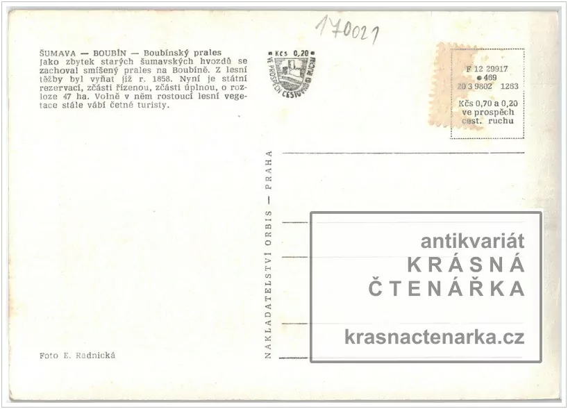 Přírodní rezervace BOUBÍNSKÝ PRALES