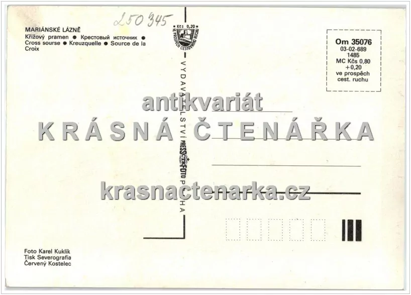 MARIÁNSKÉ LÁZNĚ (Křížový pramen)