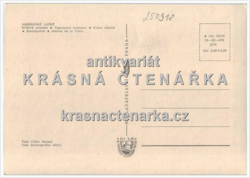 MARIÁNSKÉ LÁZNĚ (Křížový pramen)