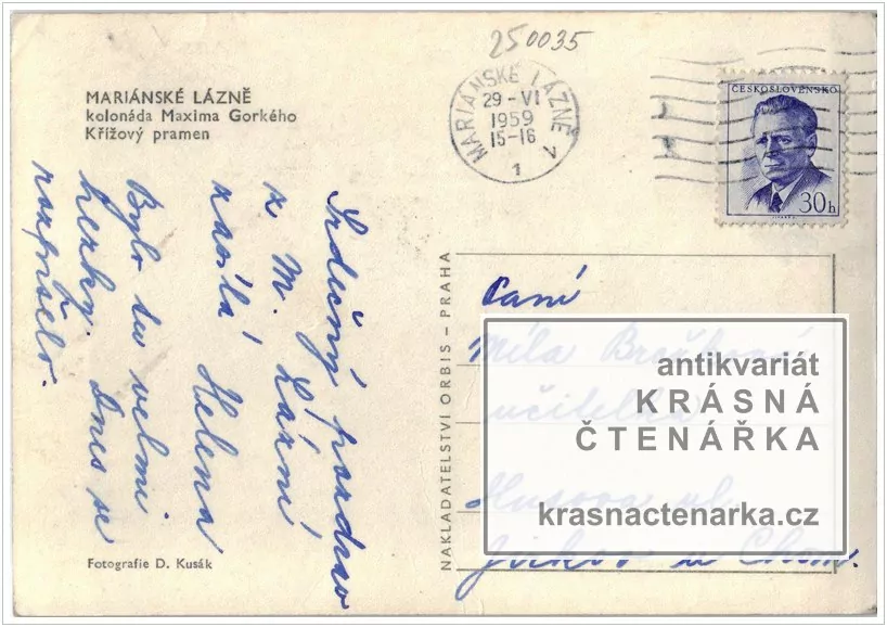 MARIÁNSKÉ LÁZNĚ (kolonáda Maxima Gorkého)