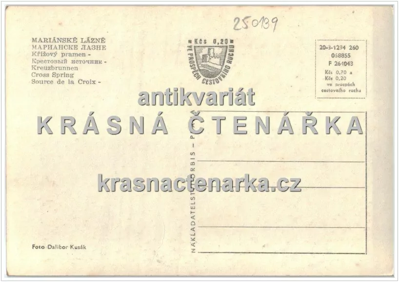 MARIÁNSKÉ LÁZNĚ (kolonáda Maxima Gorkého)