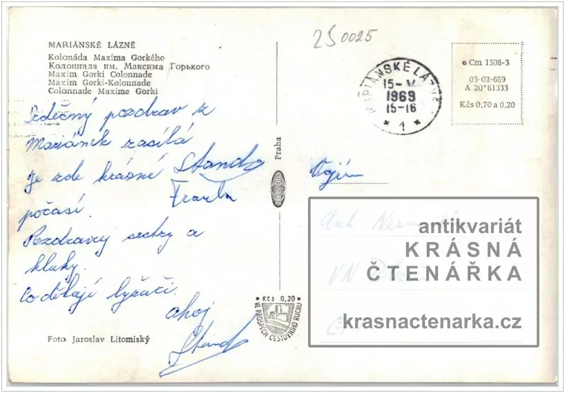 MARIÁNSKÉ LÁZNĚ (kolonáda Maxima Gorkého)