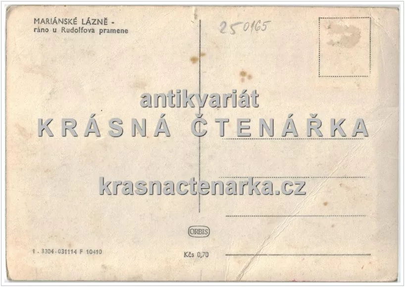 MARIÁNSKÉ LÁZNĚ (kolonáda Rudolfův a Karolinin pramen)