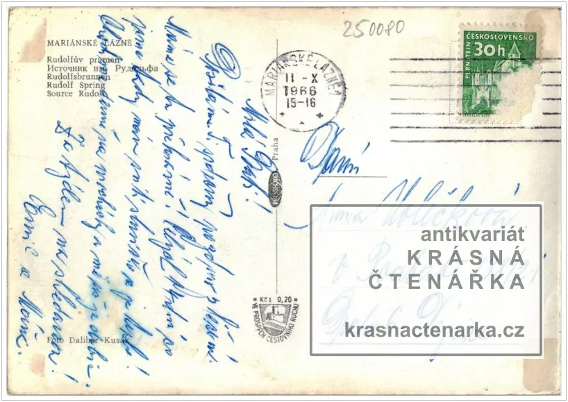 MARIÁNSKÉ LÁZNĚ (kolonáda Rudolfův a Karolinin pramen)