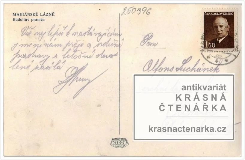 MARIÁNSKÉ LÁZNĚ (kolonáda Rudolfův a Karolinin pramen, také kostel Nanebevzetí Panny Marie)