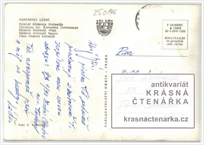 MARIÁNSKÉ LÁZNĚ (Goethovo náměstí, býv. náměstí Klementa Gottwalda)