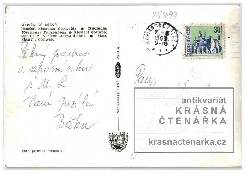 MARIÁNSKÉ LÁZNĚ (Goethovo náměstí, býv. náměstí Klementa Gottwalda)