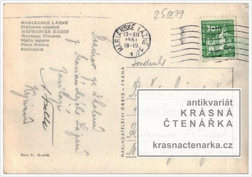 MARIÁNSKÉ LÁZNĚ (Mírové náměstí, býv. Stalinovo náměstí)