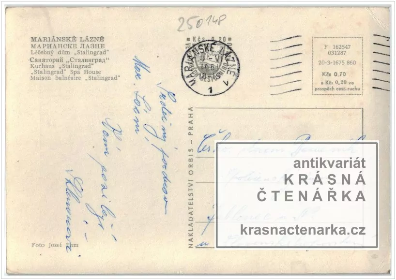 MARIÁNSKÉ LÁZNĚ (Mírové náměstí, býv. Stalinovo náměstí)