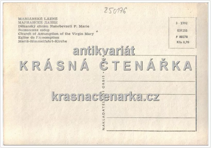 MARIÁNSKÉ LÁZNĚ (kostel Nanebevzetí Panny Marie)
