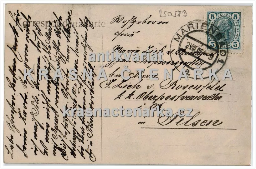 MARIÁNSKÉ LÁZNĚ (lesní kaple "Zur Waldandacht")