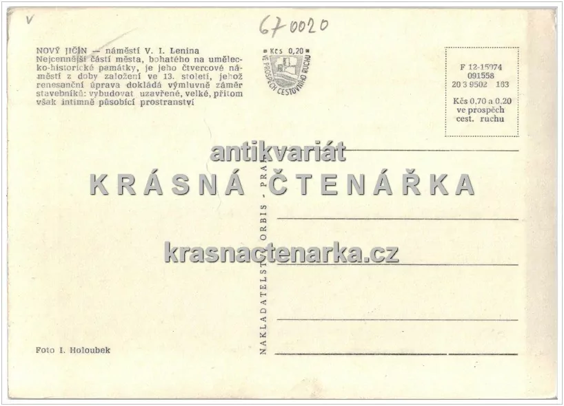 NOVÝ JIČÍN, Náměstí V. I. Lenina