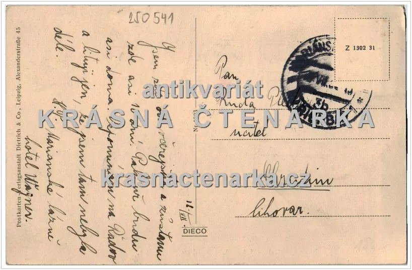 MARIÁNSKÉ LÁZNĚ (Café Egerländer, nyní resort Chateau Monty)