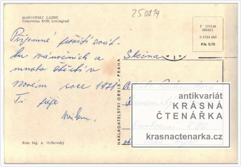 MARIÁNSKÉ LÁZNĚ (Café Egerländer, nyní resort Chateau Monty)